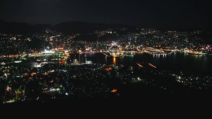 Pemandangan Malam Di Jepang
