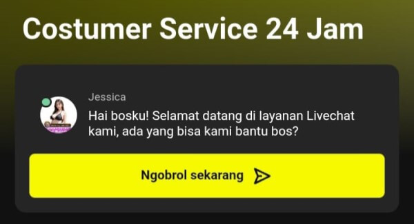 Tombol Custumer Service Nirwanapoker